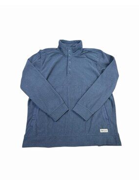 Outdoor Research Trail Mix Snap Pullover II Blue Waffle Fleece Men’s XL
